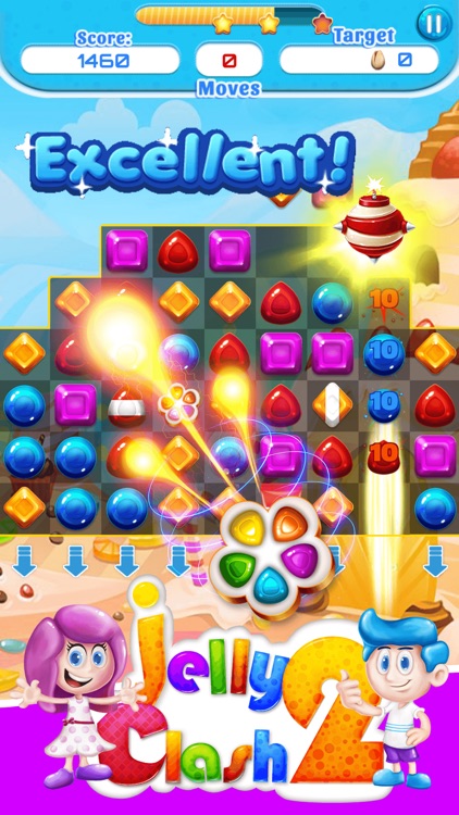 Jelly Clash 2 - Match 3 Fever screenshot-3