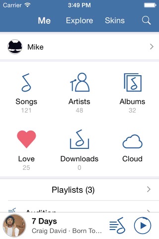 Free Music Player - free screenshot 2