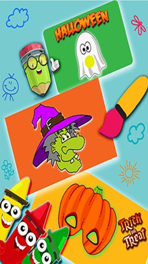 Halloween Coloring Page(圖1)-速報App