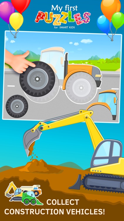 Vehicles Jigsaw Puzzles for Toddlers Free