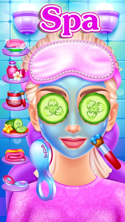 Crazy Slumber Party - Makeup, Face Paint, Dressup, Spa and Makeover - Girls Beauty Salon Games