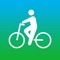 This application of Seino area limitation of the endowment along railway lines, bicycle navigation app