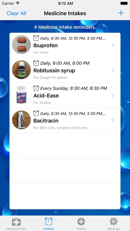 My Medicine Box Kit - Medication list & Reminders