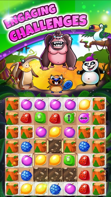 Tumble Jungle Match 3 screenshot-3