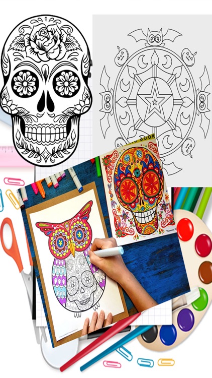 Halloween Mandala Coloring Book for kids