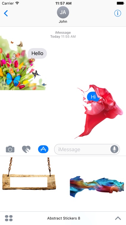 Abstract Stickers For iMessage 4