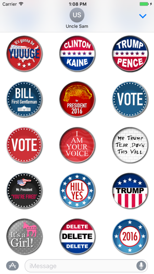 Campaign Election Buttons Vote 2016(圖3)-速報App