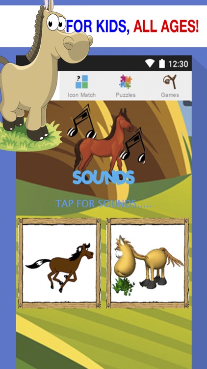 Horse Games for Little Kids - Puzzles, Sound Cards & Memory Match Games screenshot-3
