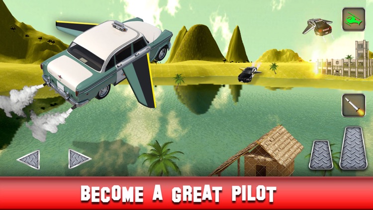 Flying Police Car: Flight Simulator 2016 Car Chase