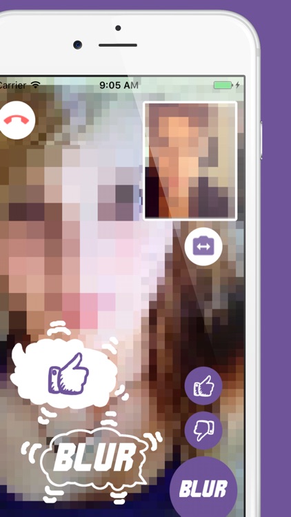 BlurMan - Blur & Silent Video Chat For Earthling
