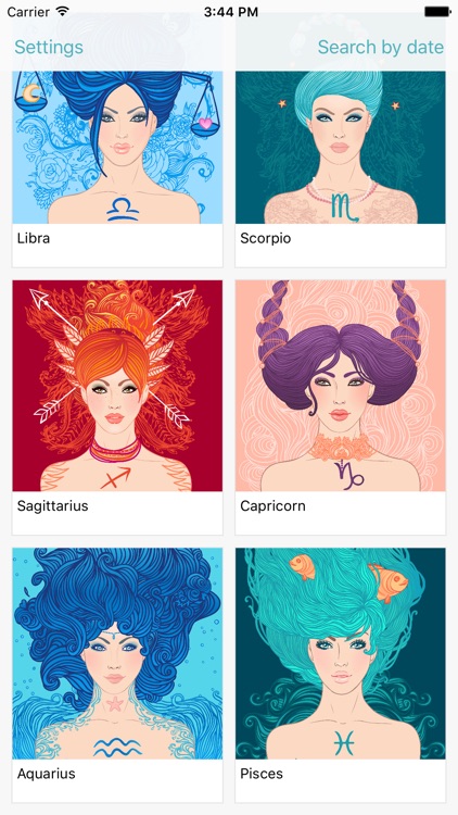 Zodiac signs - Astrology