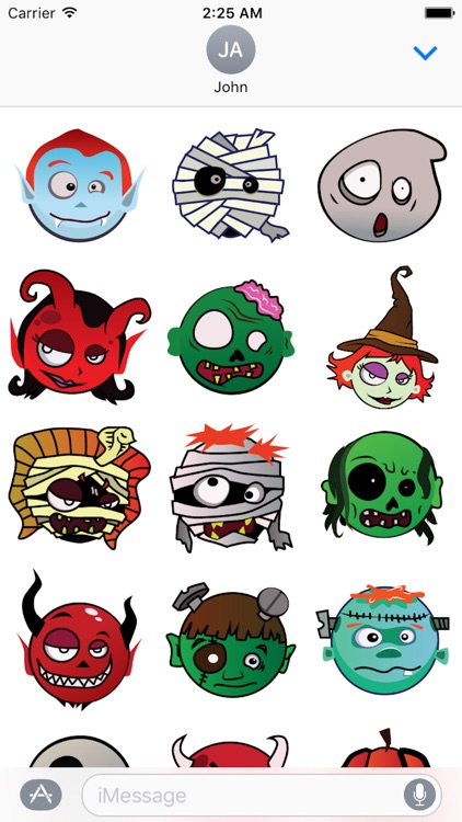 Happy Halloween Emotion Sticker