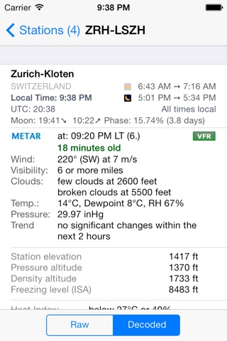 AeroWeather Lite screenshot 2