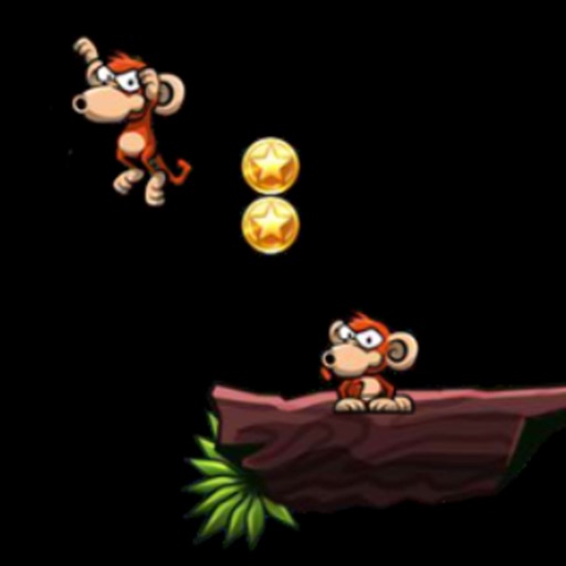 Monkey climb-slender branches are full of all