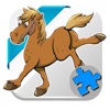 Animal Horse Game For Jigsaw Puzzle Education