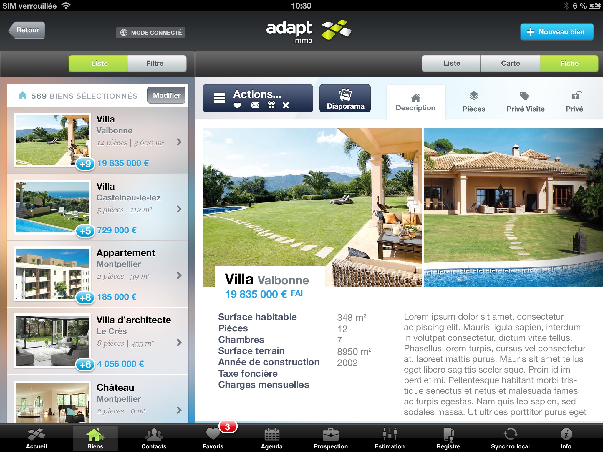 Adapt immo pour iPad screenshot 3