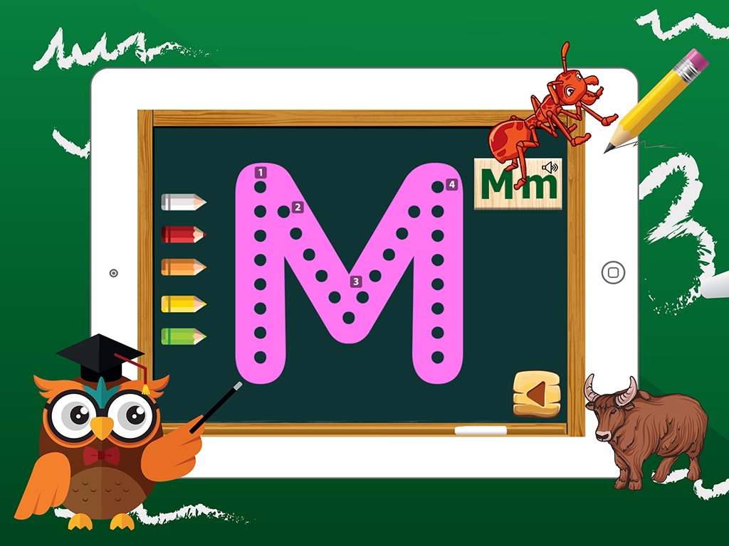 ABC Animals Alphabet Dot - Learn to Write For Kids screenshot 2