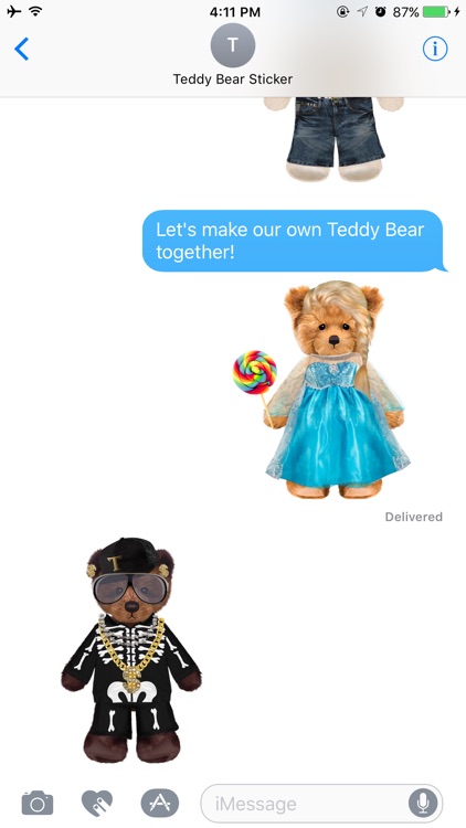 Teddy Bear Sticker - Make your Teddy Bear! screenshot-3