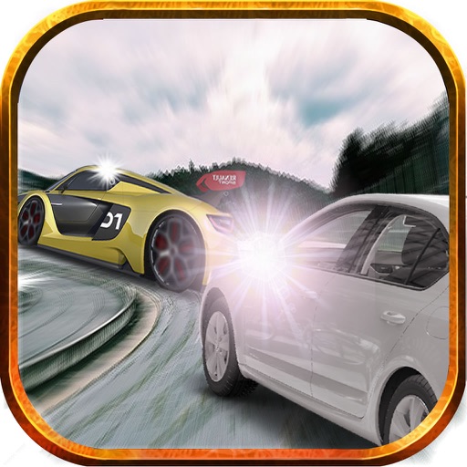 A Furious Car In A Fast Speedway : Up Road iOS App