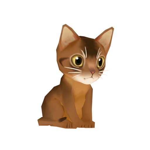Kitty Cat 3D Animated Stickers: Abyssinian Cat icon