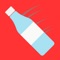 Swipe to flip the flippy bottle and make it land upright