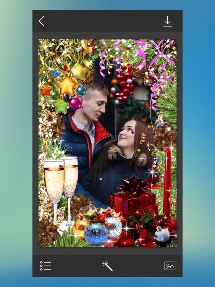 Santa Photo Frame - Fx editor