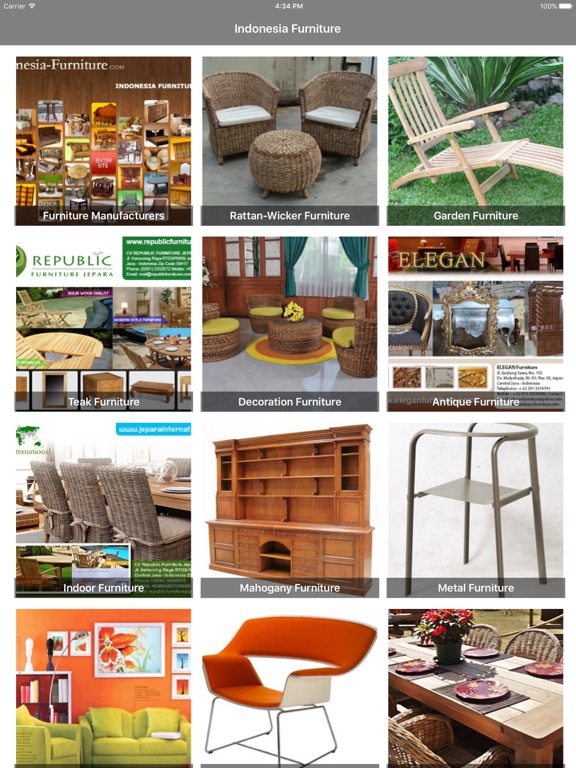 Indonesia Furnitures iPad Indonesia Furnitures iPad
