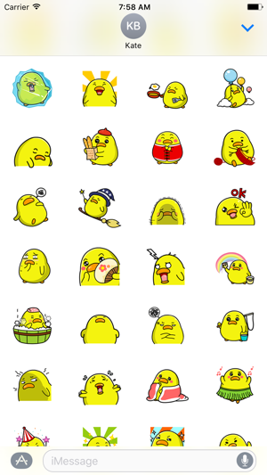 Lovely Duckling - Animated Stickers And Emoticons(圖4)-速報App