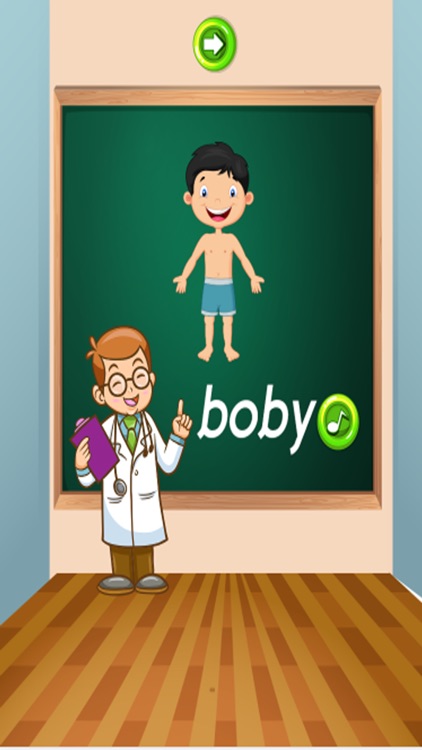 Body English Words : Education game for Kids