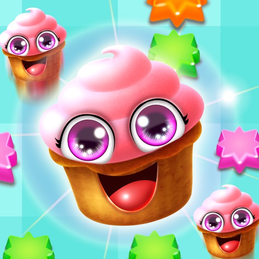 Cup-cake Mania Sweet candy Match 3 Maker Game PRO icon