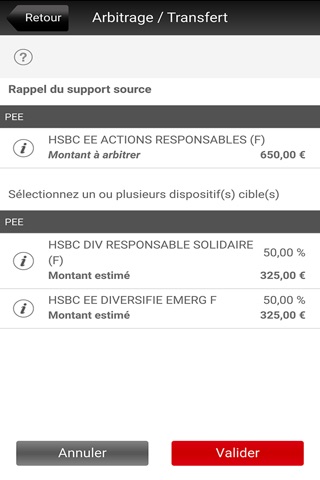 Epargne Salariale HSBC screenshot 4