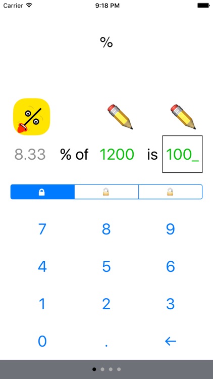 Percentage Template - if 7% of X is 25, what is X?