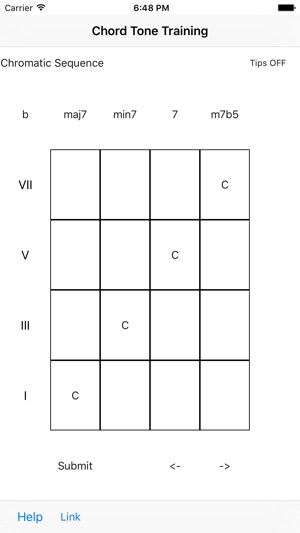 Chord Tone Training