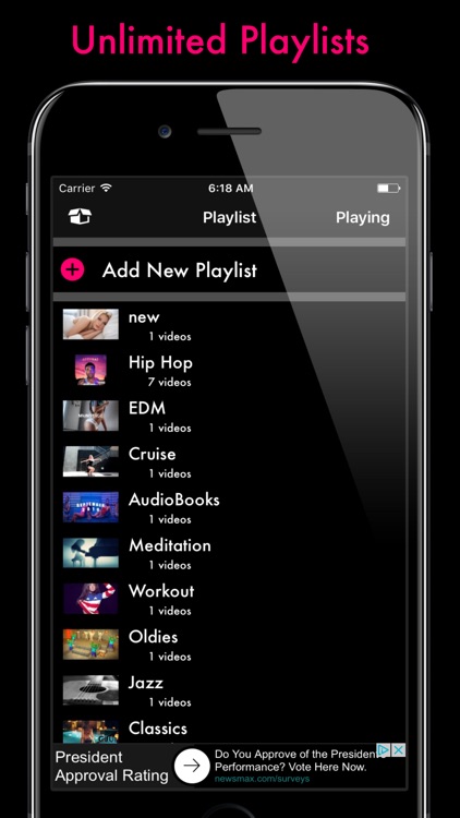 unlimited music streaming