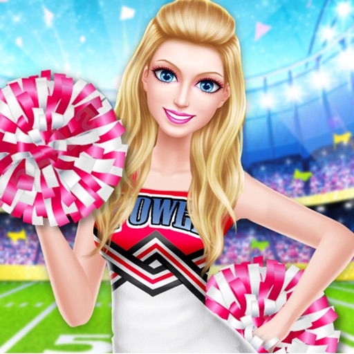 Cheerleader Queen - High School Sport Girl Salon Icon