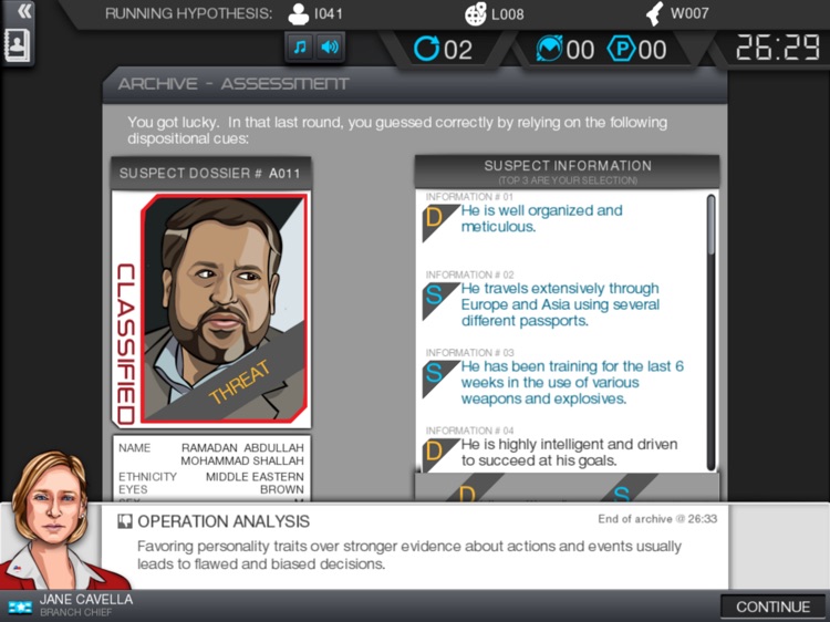 MACBETH: An Intelligence Analyst Game screenshot-3