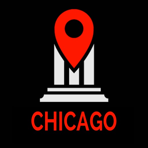 Chicago Travel Guide Monument & Offline Map