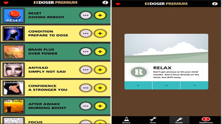 App Guide for I-Doser Premium