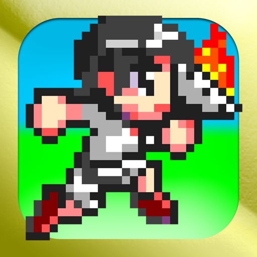 Dash Runner:Simple high speed running action game!To control the dash and jump,and able to run in one hand a torch. iOS App