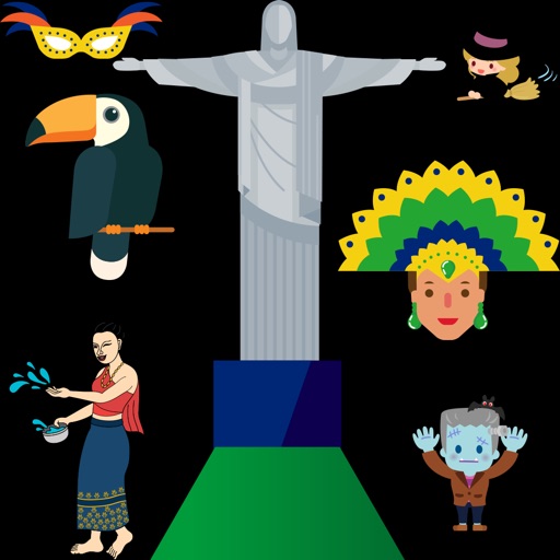 Emoji Travel Fest-World Festivals,Holidays,Travel iOS App