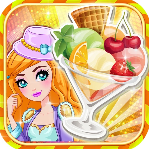 Strawberry Banana Yogurt ice cream - Princess Sophia Dressup develop cosmetic salon girls games icon