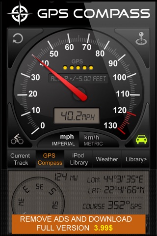 Speedometer GPS+ (Bike cyclometer) Free screenshot 3