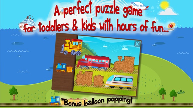 Train Puzzles for Kids - Educational Edi