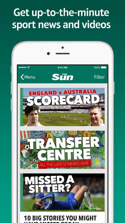 The Sun Mobile: Breaking news, showbiz and sport