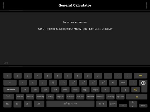 General Calculator screenshot 3