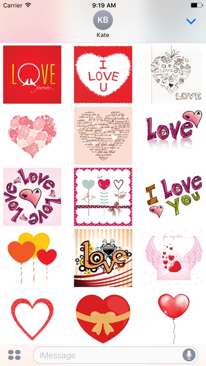 LOVe & HEARTs Stickers for iMessage screenshot-3