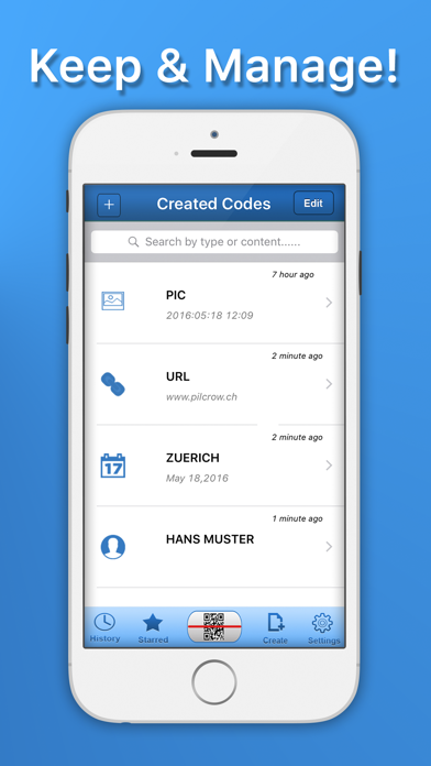 Screenshot #2 pour QR Reader - Lire, générer et partager des QR-codes