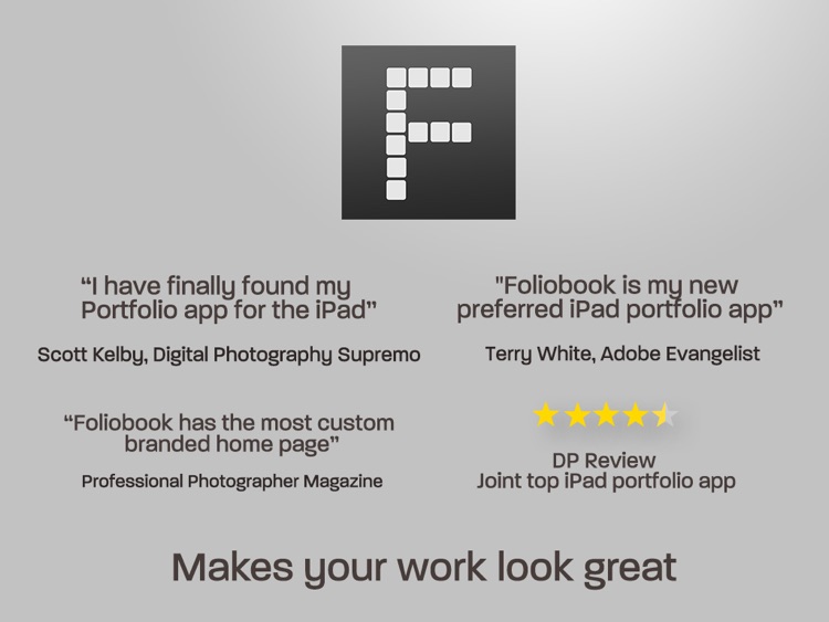 Creative iPad Photo Portfolio screenshot-4