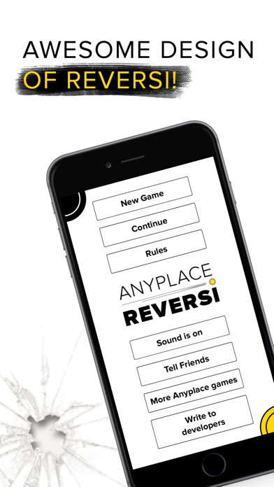 Anyplace Reversi - Othello : black & white screenshot 4