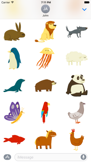 Happy Animals Sticker Pack(圖1)-速報App